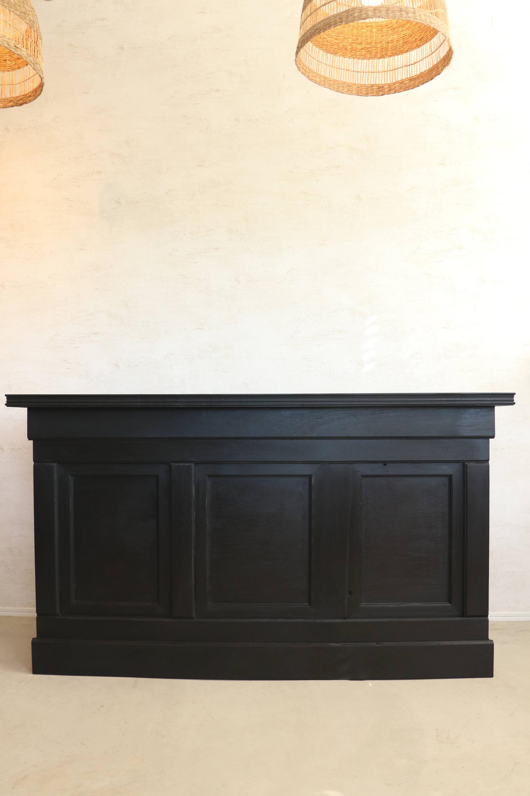 折畳みアンティークカウンター 折たたみテーブル レジ台 キャッシャー バーカウンター ディスプレイ 店舗什器 マルシェ | 4枚目